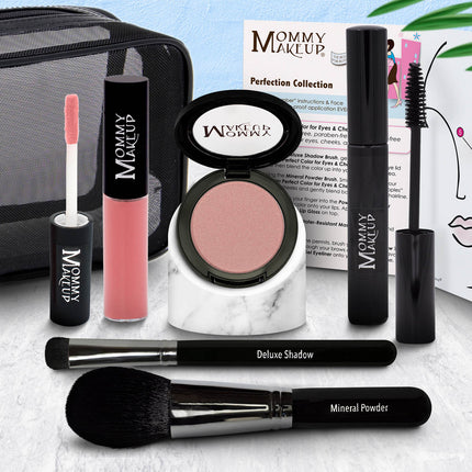 Mommy Makeup - The Perfection Collection | Customizable, Talc-free, Silicone-free Makeup Set - Select Your Own Shades