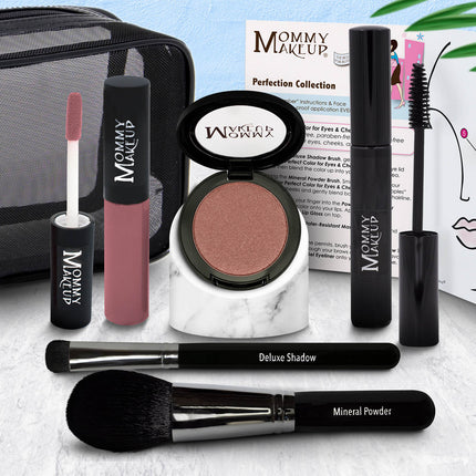 Mommy Makeup - The Perfection Collection | Customizable, Talc-free, Silicone-free Makeup Set - Select Your Own Shades