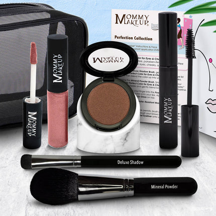 Mommy Makeup - The Perfection Collection | Customizable, Talc-free, Silicone-free Makeup Set - Select Your Own Shades