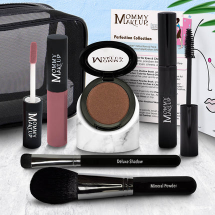 Mommy Makeup - The Perfection Collection | Customizable, Talc-free, Silicone-free Makeup Set - Select Your Own Shades