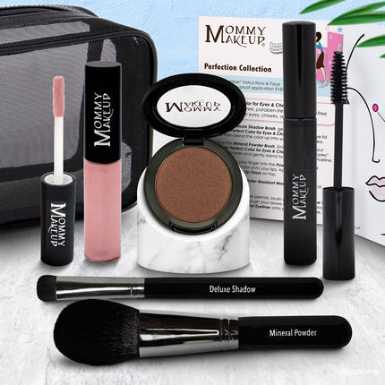 Mommy Makeup - The Perfection Collection | Customizable, Talc-free, Silicone-free Makeup Set - Select Your Own Shades