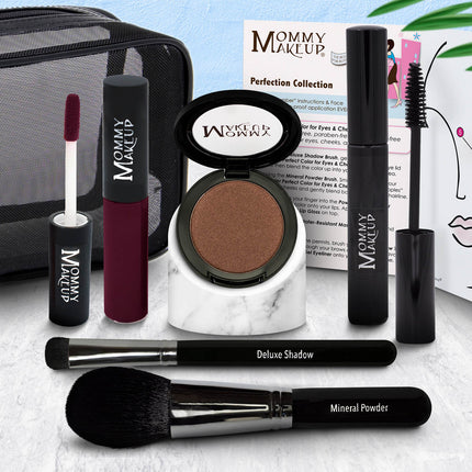Mommy Makeup - The Perfection Collection | Customizable, Talc-free, Silicone-free Makeup Set - Select Your Own Shades