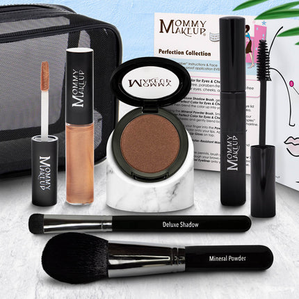 Mommy Makeup - The Perfection Collection | Customizable, Talc-free, Silicone-free Makeup Set - Select Your Own Shades