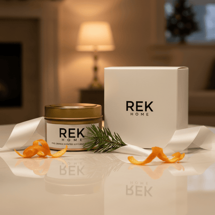 REK Cosmetics - Pine Orange Soy Candle