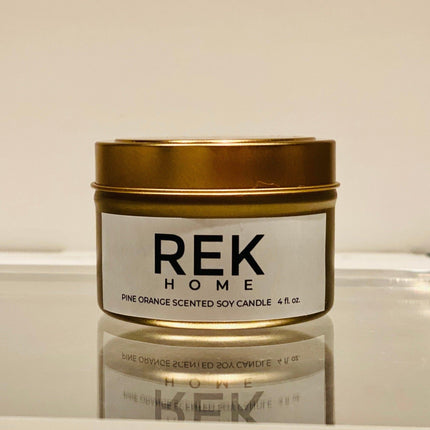 REK Cosmetics - Pine Orange Soy Candle
