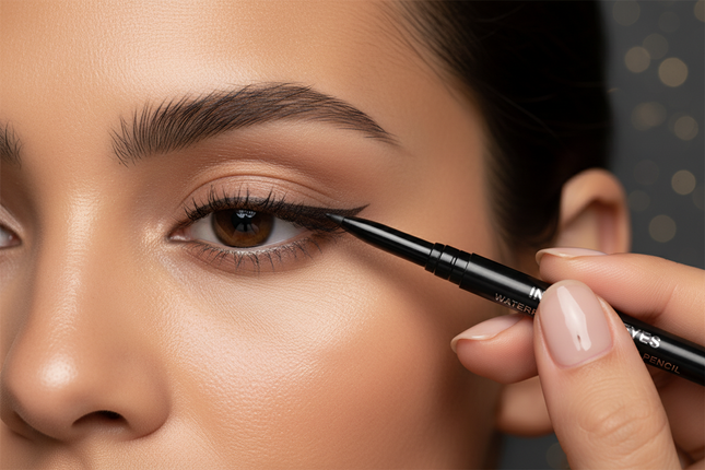 REK Cosmetics - Pitch Black | Indelible Eye Auto Pencil | REK Cosmetics