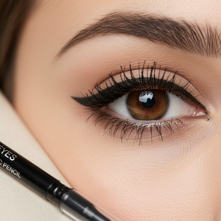 REK Cosmetics - Pitch Black | Indelible Eye Auto Pencil | REK Cosmetics