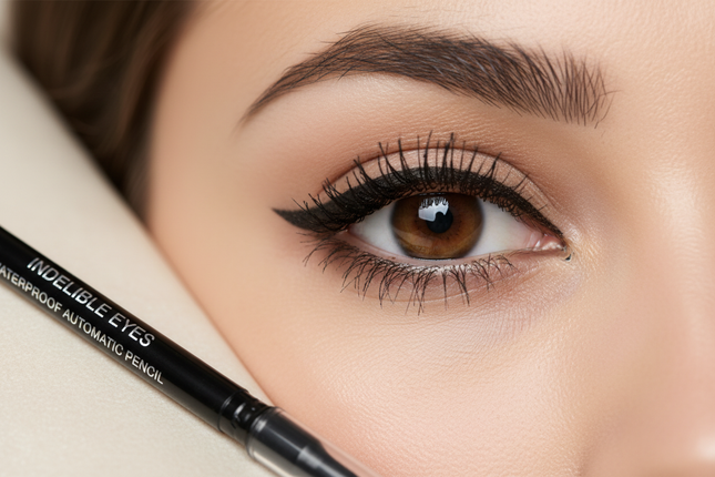 REK Cosmetics - Pitch Black | Indelible Eye Auto Pencil | REK Cosmetics