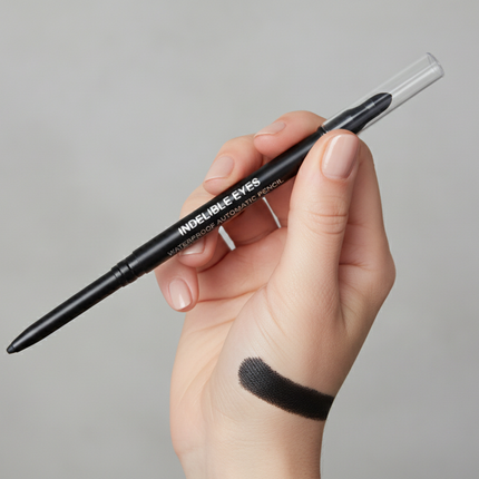REK Cosmetics - Pitch Black | Indelible Eye Auto Pencil | REK Cosmetics