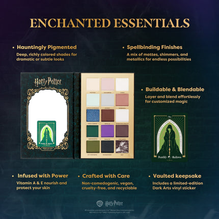 Profusion Cosmetics - HP Dark Arts | The Dark Arts 15 Shade Palette