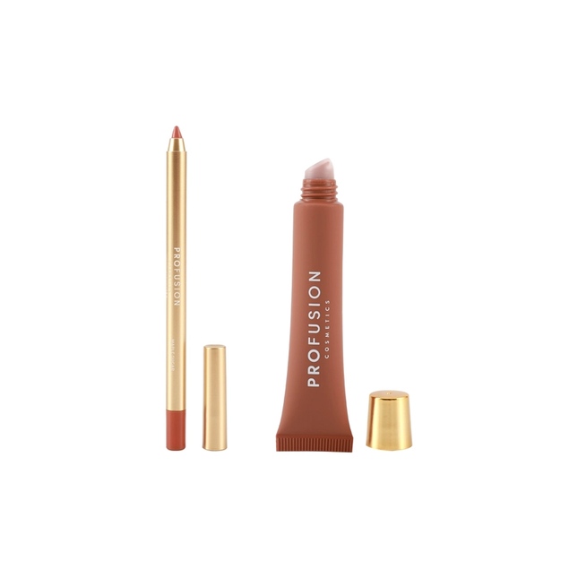 Profusion Cosmetics - Pumpkin Spice | Cashmere Lips Lip Liner & Balm Duo