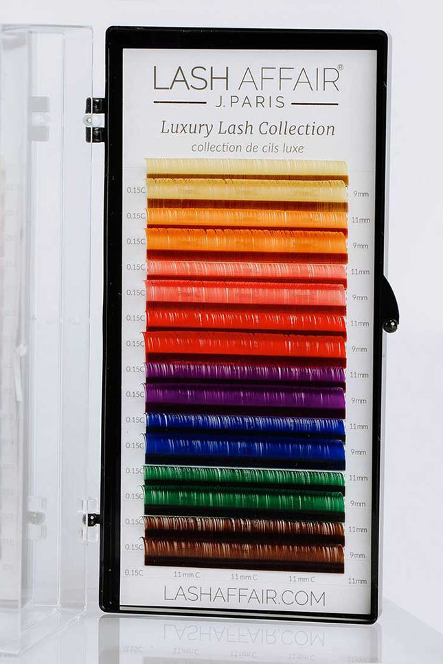 Lash Affair - Luxury Rainbow Classic Lash Extensions