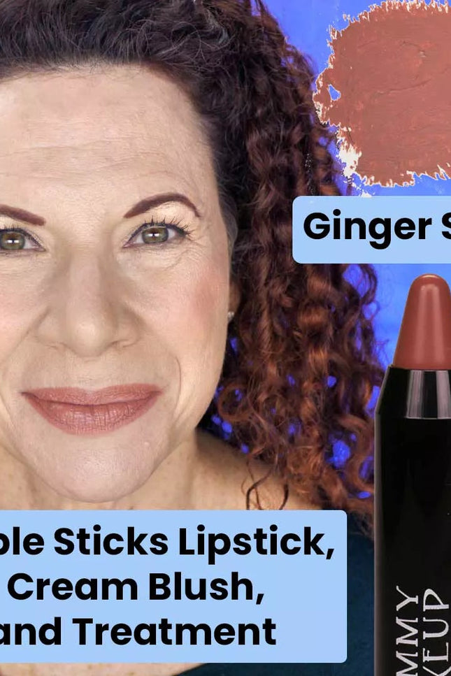 Mommy Makeup - Triple Sticks Lipstick, Cream Blush, and Treatment in Ginger Spice