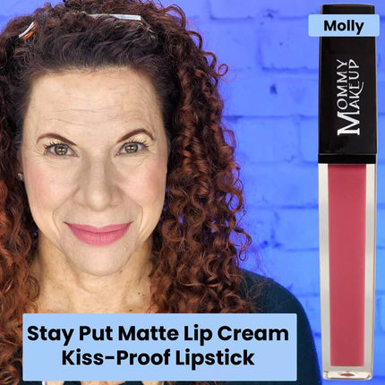 Mommy Makeup - Molly Stay Put Matte Lip Cream | Stunning Kiss-Proof Lipstick