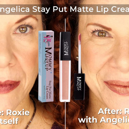Mommy Makeup - Roxie Stay Put Matte Lip Cream | Stunning Kiss-Proof Lipstick