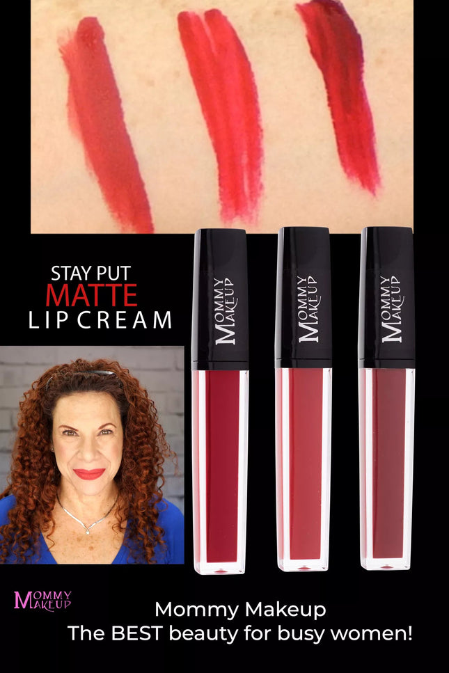 Mommy Makeup - Miss Scarlett Stay Put Matte Lip Cream | Stunning Kiss-Proof Lipstick