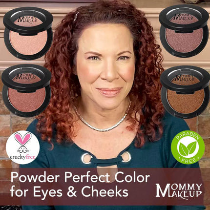 Mommy Makeup - Powder Perfect Color for Eyes and Cheeks - Hot Crossed Bronze