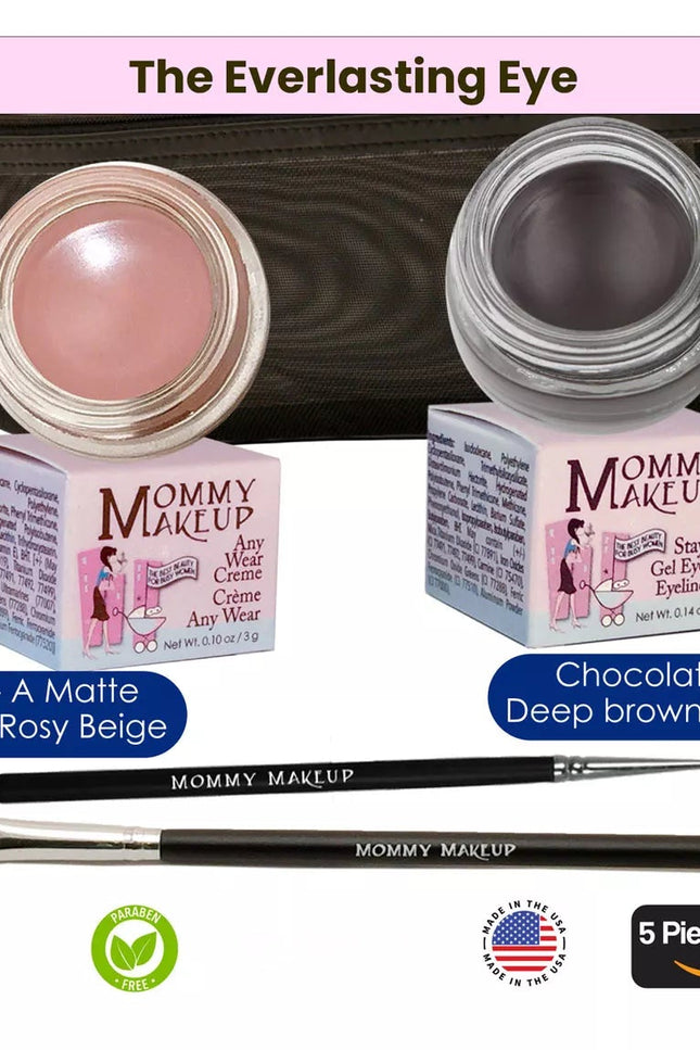 Mommy Makeup - Anna Any Wear Creme - A Waterproof Multi-tasking creme to powder product for eyes, cheeks & lips. Can be worn anywhere