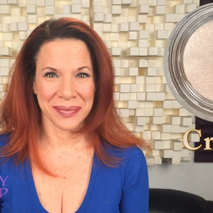 Mommy Makeup - Crystal Any Wear Creme - A Waterproof Multi-tasking creme to powder product for eyes, cheeks & lips. Can be worn anywhere