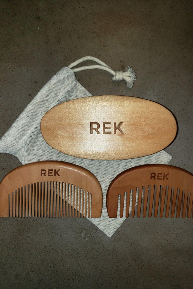 REK Cosmetics - REK Beard Brush and Comb Kit | REK Cosmetics