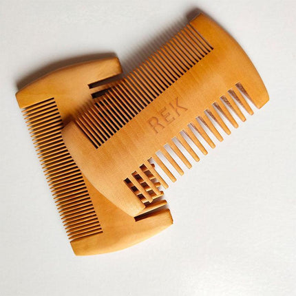 REK Cosmetics - REK Sandalwood Beard Comb | REK Cosmetics