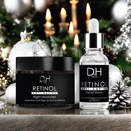 skinChemists US - Retinol Anti-Ageing Night Moisturiser 60ml + Anti-Aging Retinol Facial Serum 30ml
