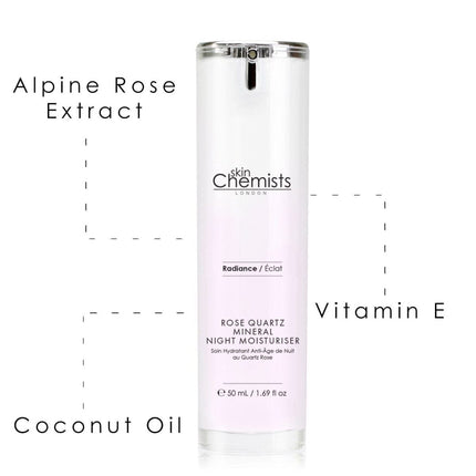 skinChemists US - Rose Quartz Mineral Night Moisturiser 50ml