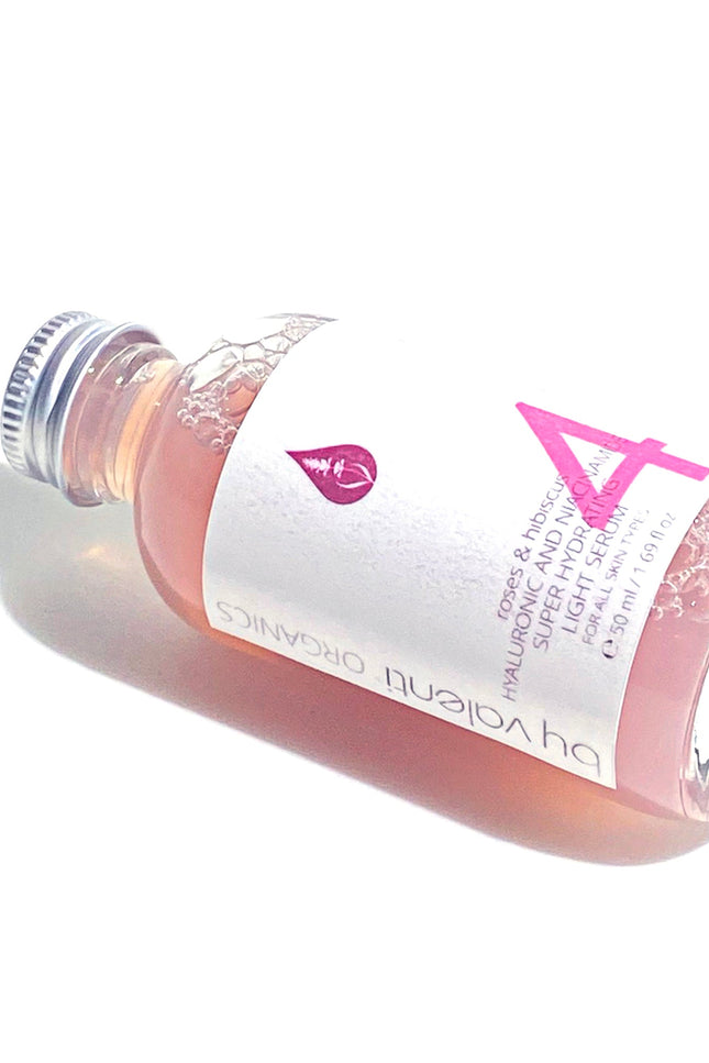 by valenti® - Roses & Hibiscus Super Hydrating Light Serum with Hyaluronic acid + dl-panthenol + Niacinamide 5%