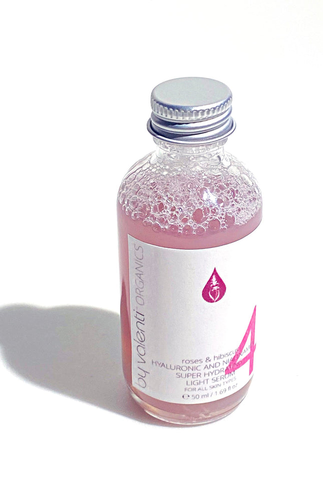 by valenti® - Roses & Hibiscus Super Hydrating Light Serum with Hyaluronic acid + dl-panthenol + Niacinamide 5%
