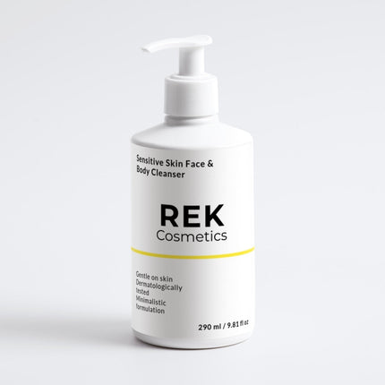 REK Cosmetics - Sensitive Skin Face & Body Cleanser