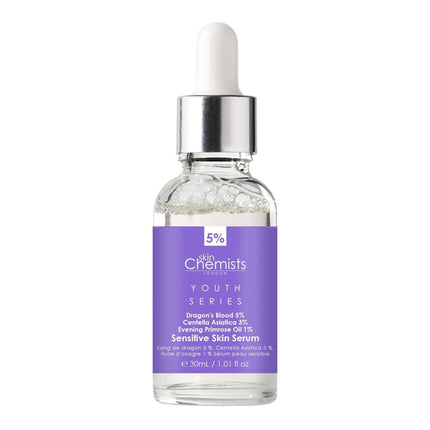 skinChemists US - Sensitive Skin Serum Dragon's Blood 5%, Centella Asistica 3%, Evening Primrose Oil 1% 30ml