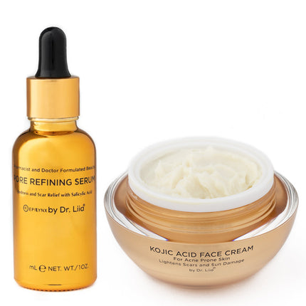 EpiLynx - Moisturizer Set for Acne Prone Skin and Acne Scars - Brightening