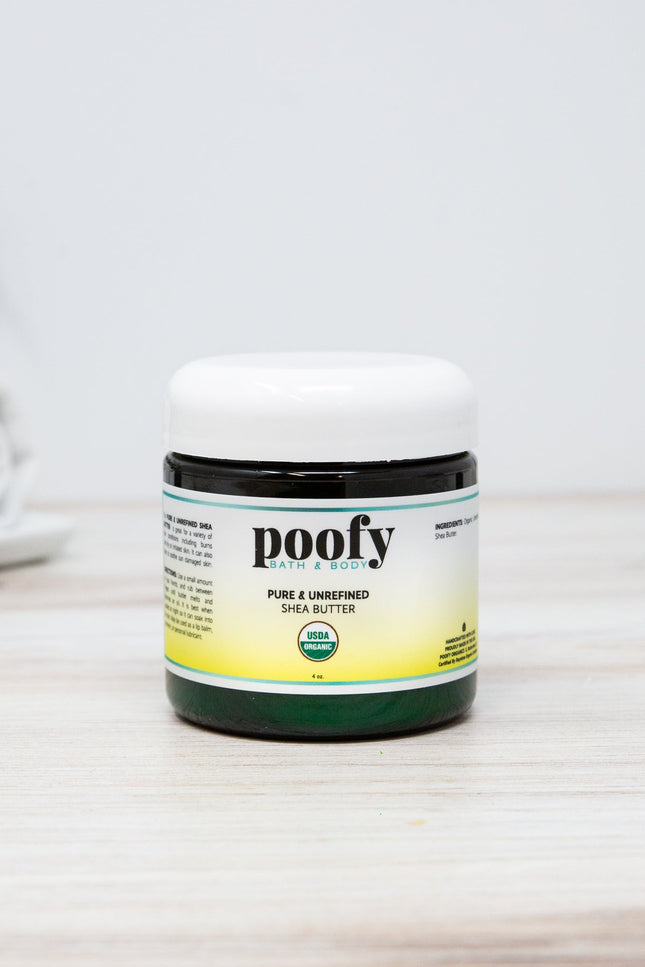 Poofy Organics - SHEA BUTTER - Pure, Unrefined, Organic