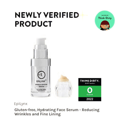 EpiLynx - Vegan EpiSilk, Crystal Wrinkle Smoothing Face Serum - Intense Brightening and Firming Wrinkle Fix for Sensitive Skin