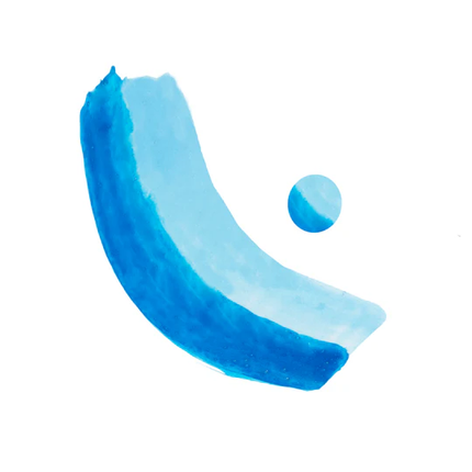 Glisten Cosmetics - Split Liner - Slushie (UV Blue) -  Large (10g)