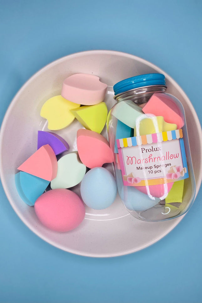 Prolux Cosmetics - Marshmallow 10pc Makeup Sponges