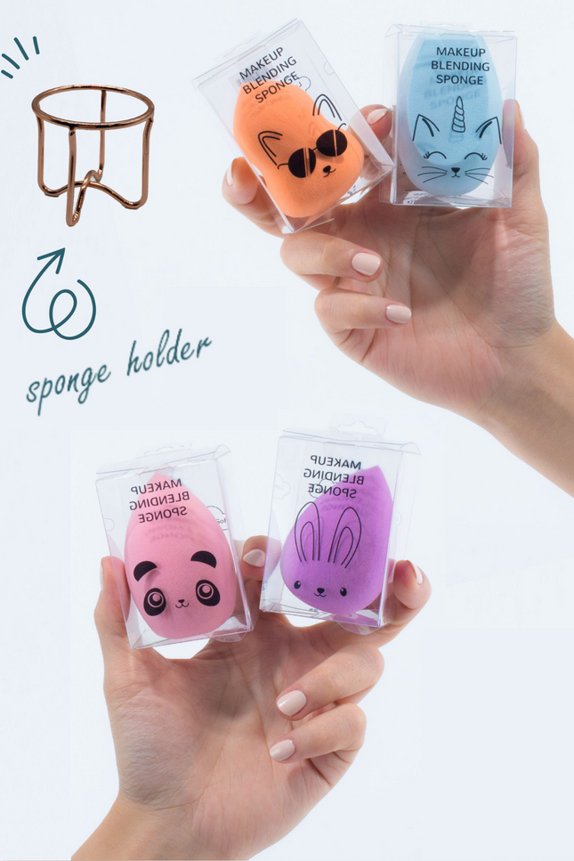 M2U NYC - Makeup Sponge Collection with Holder