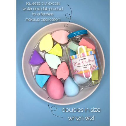 Prolux Cosmetics - Marshmallow 10pc Makeup Sponges