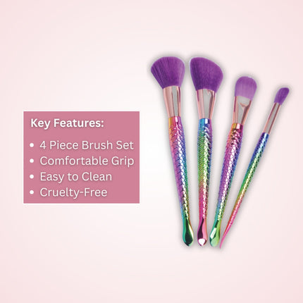 Prolux Cosmetics - Mermaid Brush Set