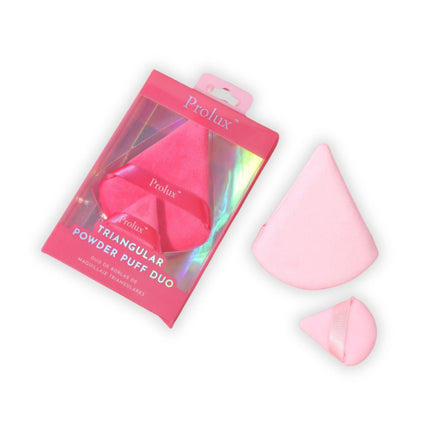 Prolux Cosmetics - Triangular Powder Puff Duo
