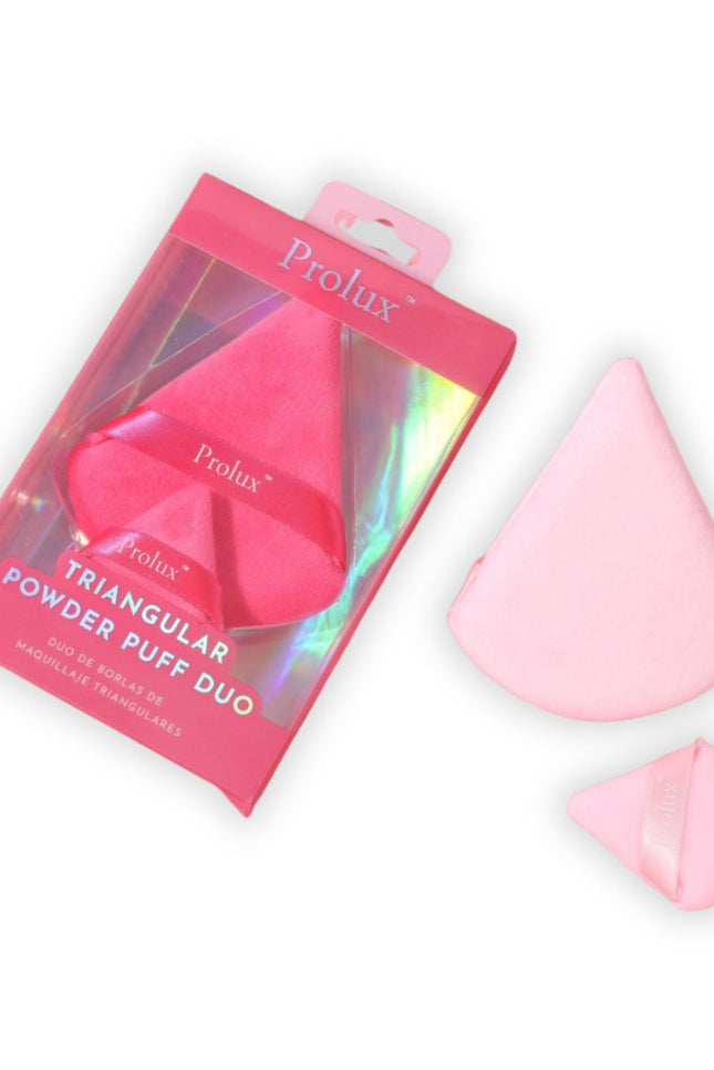 Prolux Cosmetics - Triangular Powder Puff Duo