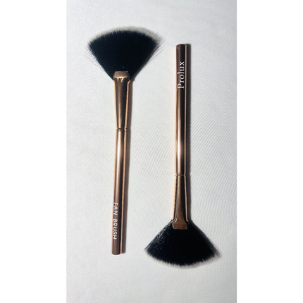 Prolux Cosmetics - Rose Gold Fan Brush