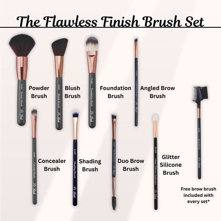 Prolux Cosmetics - The Flawless Finish Brush Set
