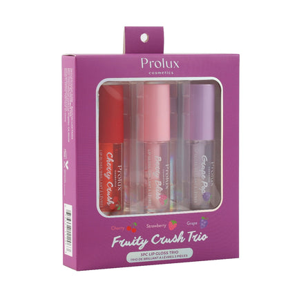 Prolux Cosmetics - Fruity Crush Trio: 3PC Lip Gloss Trio