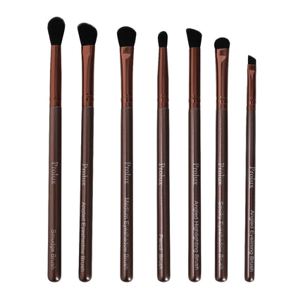 Prolux Cosmetics - Deluxe Eye Essentials 7pc Brush Set