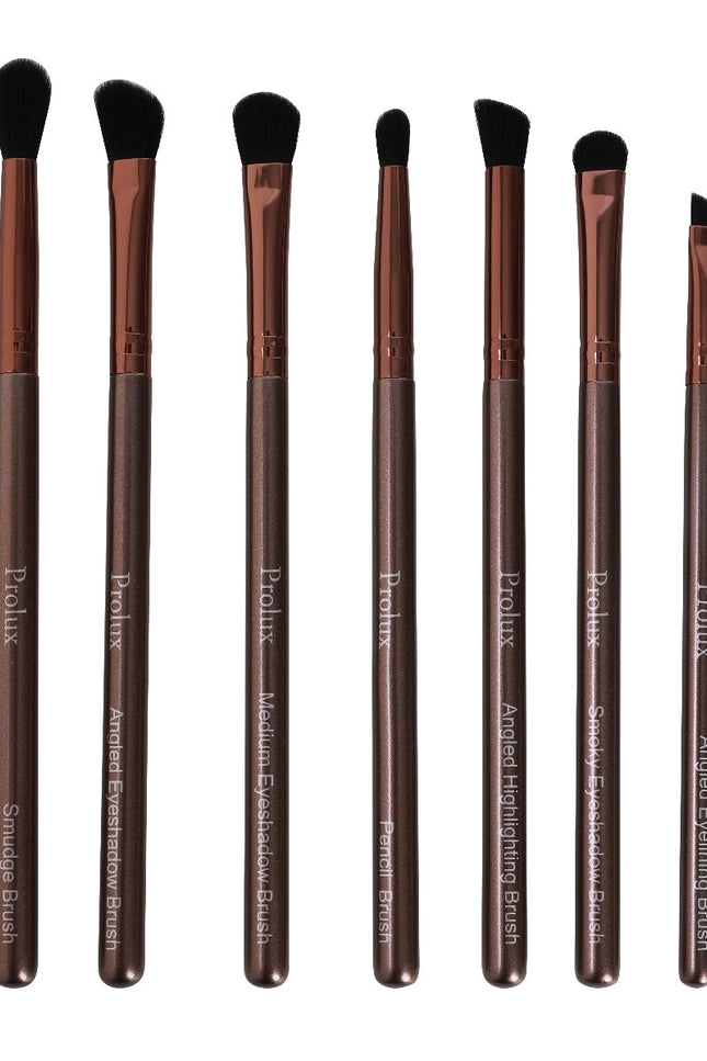Prolux Cosmetics - Deluxe Eye Essentials 7pc Brush Set