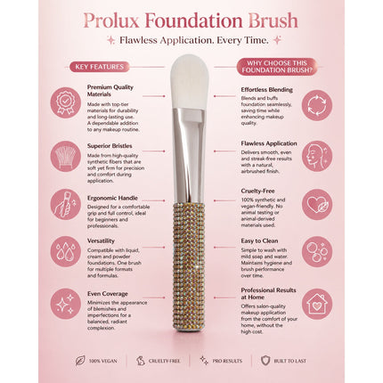 Prolux Cosmetics - Prolux Foundation Brush