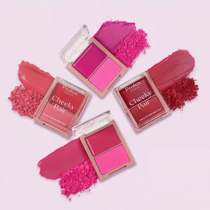 Prolux Cosmetics - Cheeky Pair - Creme Powder Blush Duo