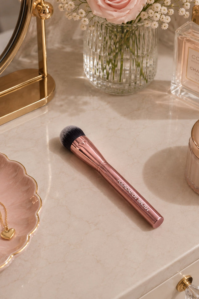 Prolux Cosmetics - Rose Gold Foundation Brush
