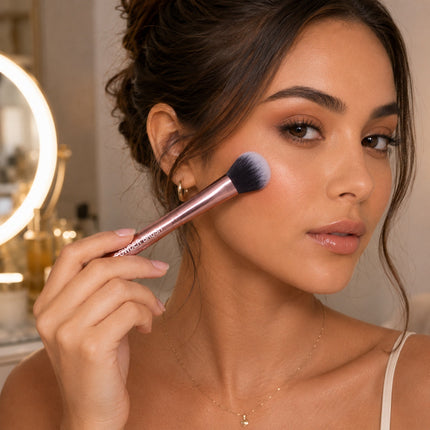 Prolux Cosmetics - Rose Gold Powder Brush